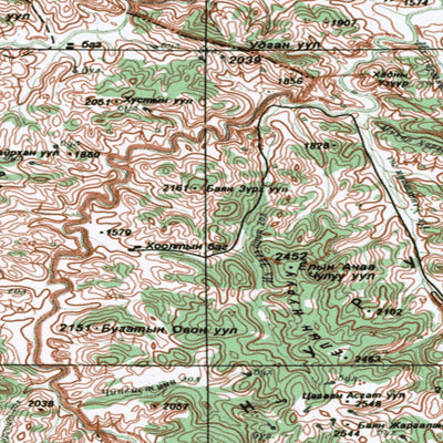 GoTrekkers Ltd Mongolia M47G MORON digital map