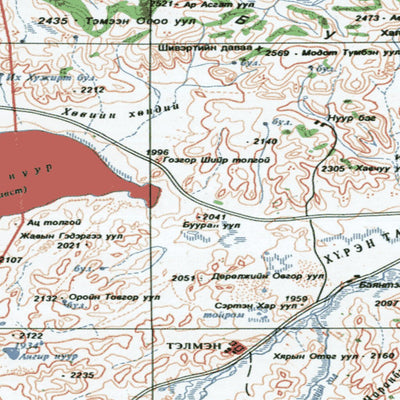 GoTrekkers Ltd Mongolia M47V TOSONTSENGEL digital map