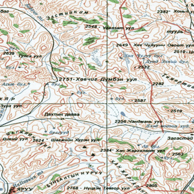 GoTrekkers Ltd Mongolia M47V TOSONTSENGEL digital map