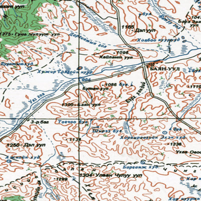 GoTrekkers Ltd Mongolia M49BG BAJAN OVOO digital map