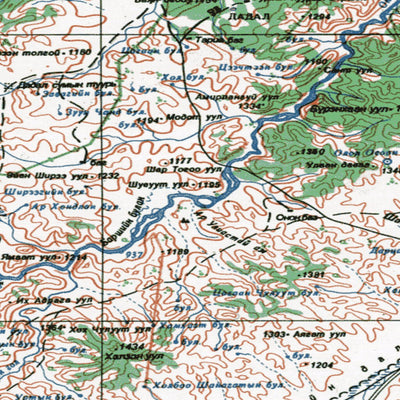 GoTrekkers Ltd Mongolia M49BG BAJAN OVOO digital map