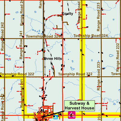 Rural Road Maps by GoTrekkers - Calgary NE 2024 Preview 2