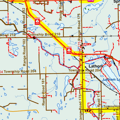 Rural Road Maps by GoTrekkers - Calgary to Dinosaur Park August 2025 Preview 2