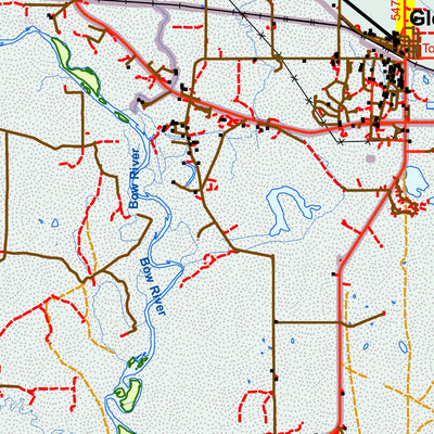 Rural Road Maps by GoTrekkers - Calgary to Dinosaur Park August 2025 Preview 3