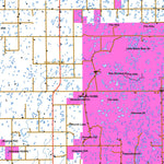 GoTrekkers Ltd Rural Road Maps by GoTrekkers - Duck Mountain to the USA border Saskatchewan digital map