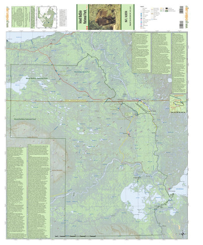 GoTrekkers Ltd Wood Buffalo National Park of Canada digital map