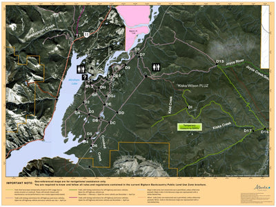 Government of Alberta Bighorn Backcountry - Bighorn Dam Area 2023 digital map