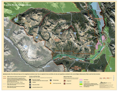 Bighorn Backcountry - Cline River Corridor Preview 1