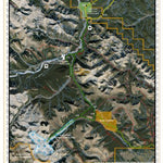 Government of Alberta Bighorn Backcountry - Cutoff Creek Area 2023 digital map