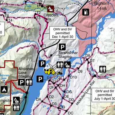 Bighorn Backcountry - Public Land Use Zone Preview 3