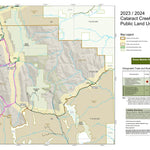 Government of Alberta Cataract Creek Public Lands Use Zone 2023 digital map