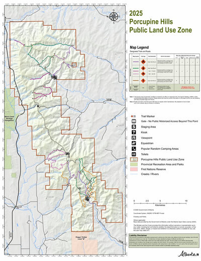 Porcupine Hills Public Land Use Zone Preview 1