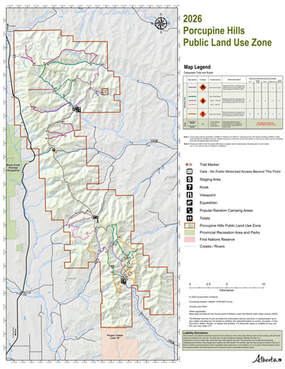 Porcupine Hills Public Land Use Zone Preview 1