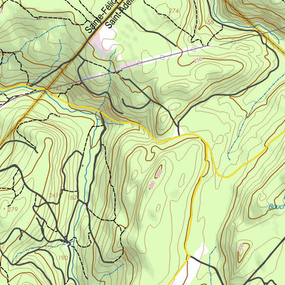 GPS Quebec inc. 022B14 STE-FELICITE digital map