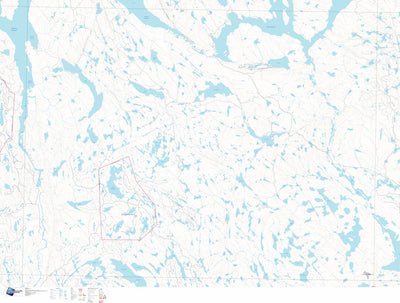 GPS Quebec inc. 022E08 LAC RIVERIN digital map