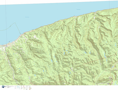 GPS Quebec inc. 022G01 STE-ANNE-DES-MONTS digital map