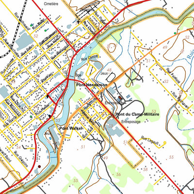 GPS Quebec inc. 031G01 HUNTINGDON digital map