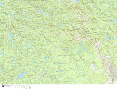 GPS Quebec inc. 031G16 SAINT-SAUVEUR-DES-MONTS digital map