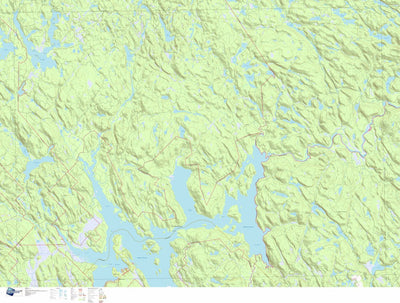 GPS Quebec inc. 031I13 RESERVOIR TAUREAU digital map