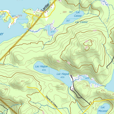 GPS Quebec inc. 031J01 SAINTE-AGATHE-DES-MONTS digital map