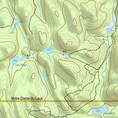 GPS Quebec inc. 031J03 DUHAMEL digital map