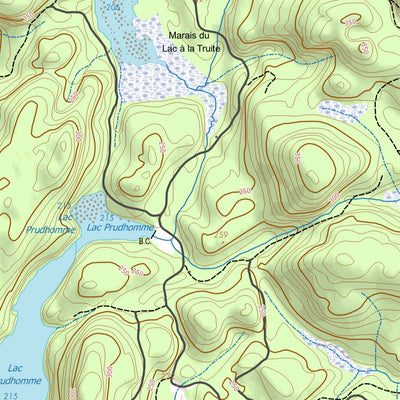 GPS Quebec inc. 031J04 BOUCHETTE digital map