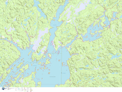 GPS Quebec inc. 031J13 RESERVOIR BASKATONG digital map