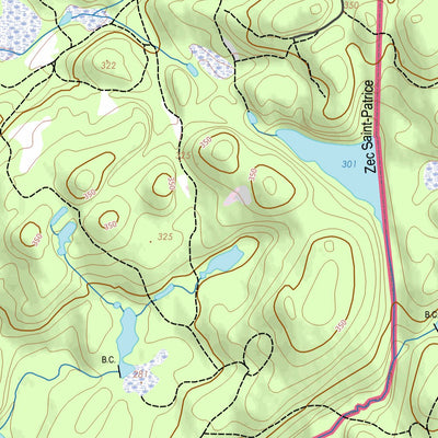 GPS Quebec inc. 031K03 CHALK RIVER digital map