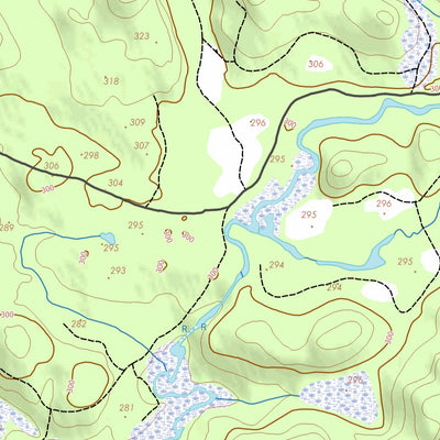 GPS Quebec inc. 031L10 LAC BEAUCHENE digital map
