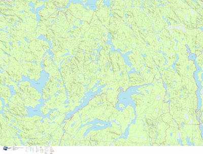 GPS Quebec inc. 031M01 LAC OGASCANANE digital map