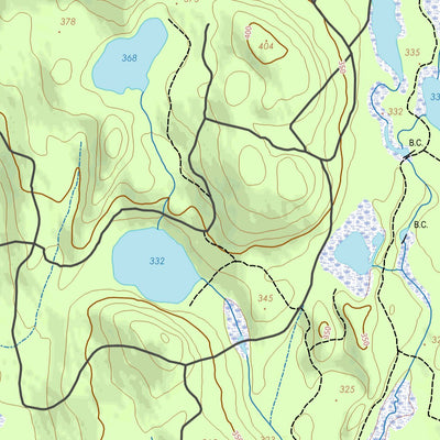 GPS Quebec inc. 031M01 LAC OGASCANANE digital map