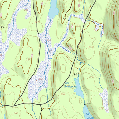 GPS Quebec inc. 031N05 LAC CAWASACHOUANE digital map