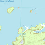 GPS Quebec inc. 031N06 RESERVOIR DOZOIS digital map