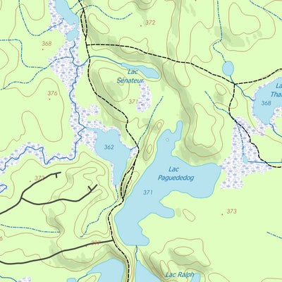 GPS Quebec inc. 031N07 RESERVOIR CABONGA digital map