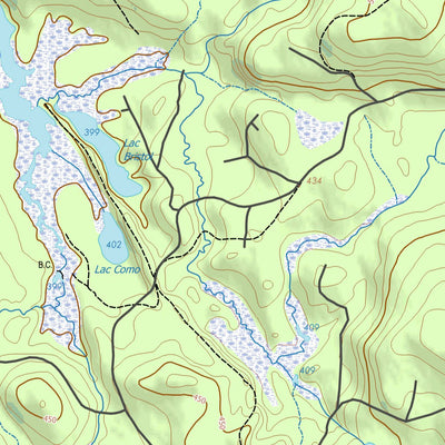 GPS Quebec inc. 031P04 LAC DEVENYNS digital map