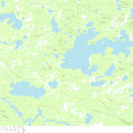 GPS Quebec inc. 032K16 LAC THEODAT digital map