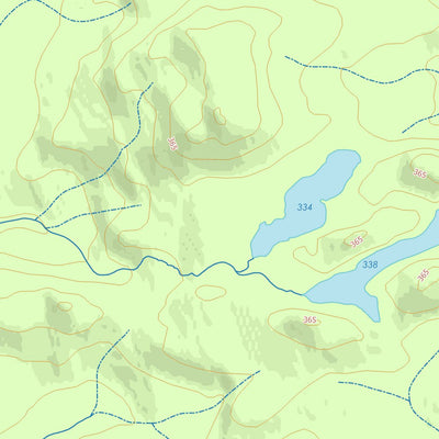 GPS Quebec inc. 032K16 LAC THEODAT digital map