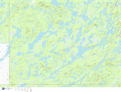 GPS Quebec inc. 032O02 LAC MONTMORT digital map