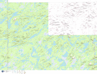 GPS Quebec inc. 032O10 LAC LE VILIN digital map