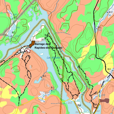 GPS Quebec inc. ANGLIERS digital map