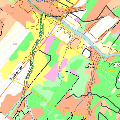 GPS Quebec inc. DRUMMONDVILLE digital map