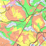 GPS Quebec inc. LAC CHARLAND digital map