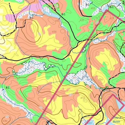 GPS Quebec inc. LAC CHARLAND digital map