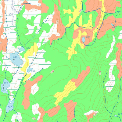 GPS Quebec inc. LAC GRANDMESNIL digital map