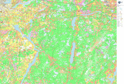 GPS Quebec inc. LAC KINOJEVIS digital map