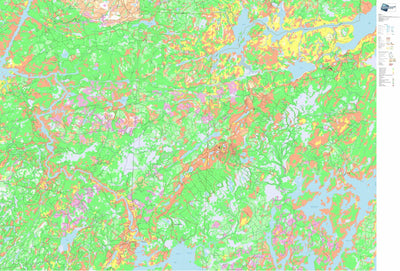 GPS Quebec inc. LAC MOURIER digital map