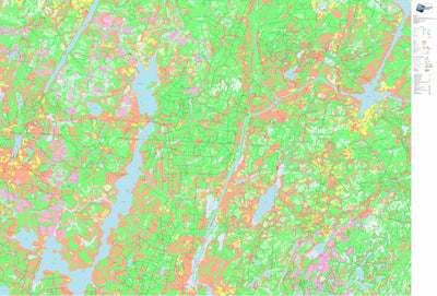 GPS Quebec inc. LAC ROGER digital map