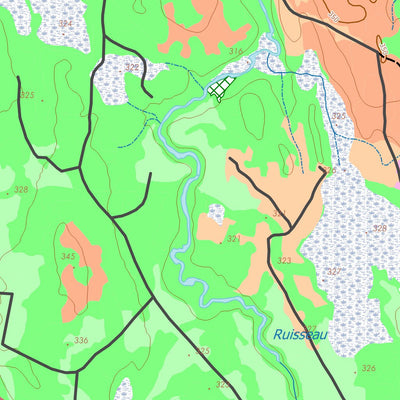 GPS Quebec inc. LAC SAIRS digital map