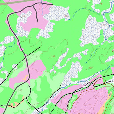 GPS Quebec inc. LAC WACONICHI digital map
