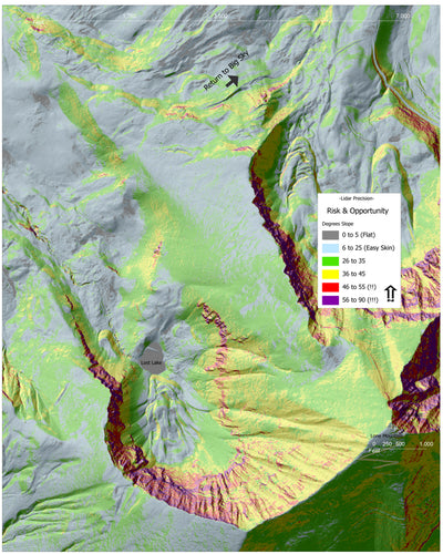 Better Slope Ski Maps - LOST LAKE (Lidar!) Preview 1